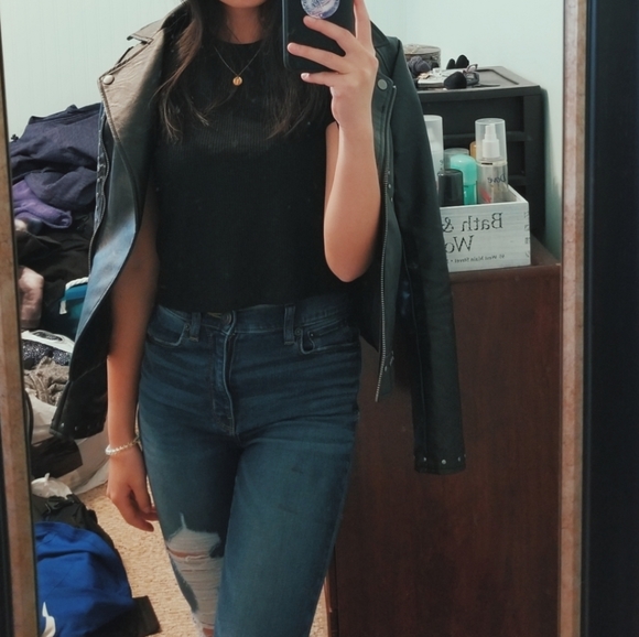 STREETWEAR SOCIETY Embroidered Faux Leather Jacket - Picture 2 of 4